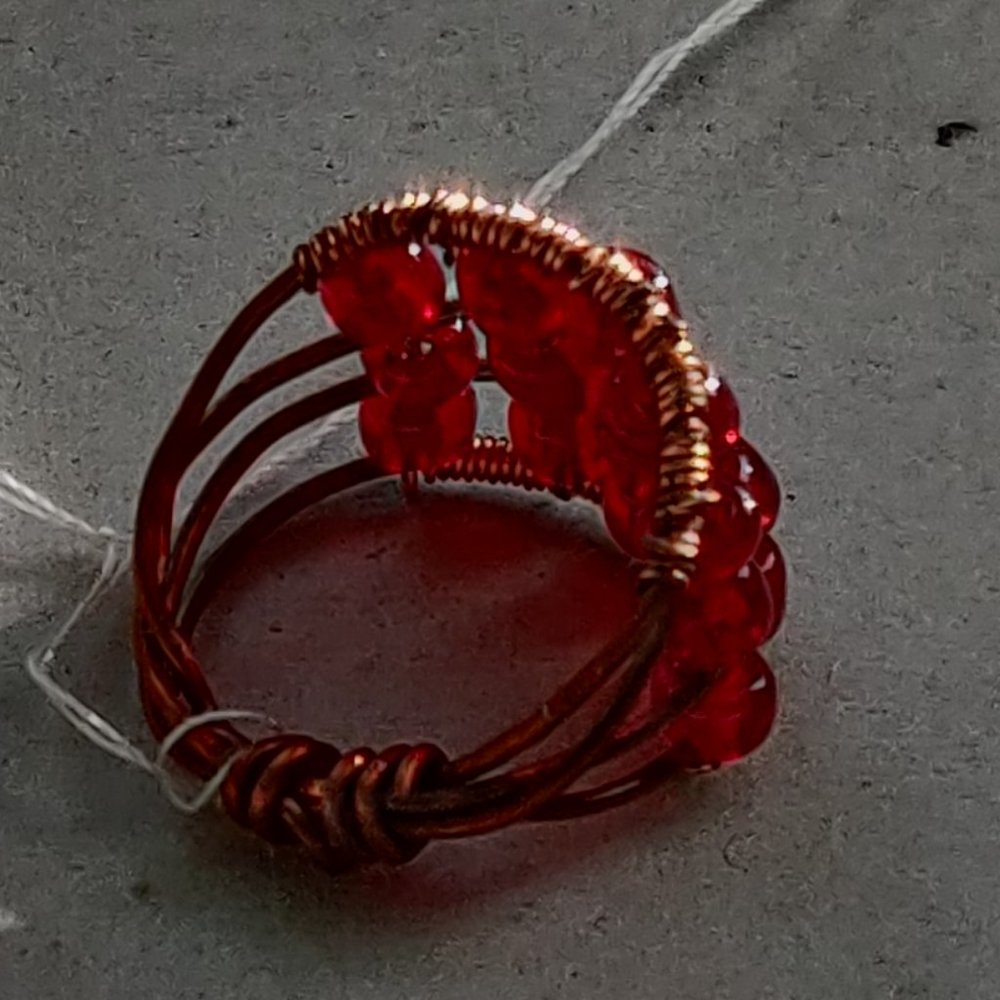 BEADED RING - Picture 3 of 3